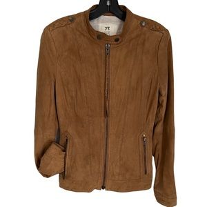 SUEDE LEATHER JACKET BY D.E.P.T
